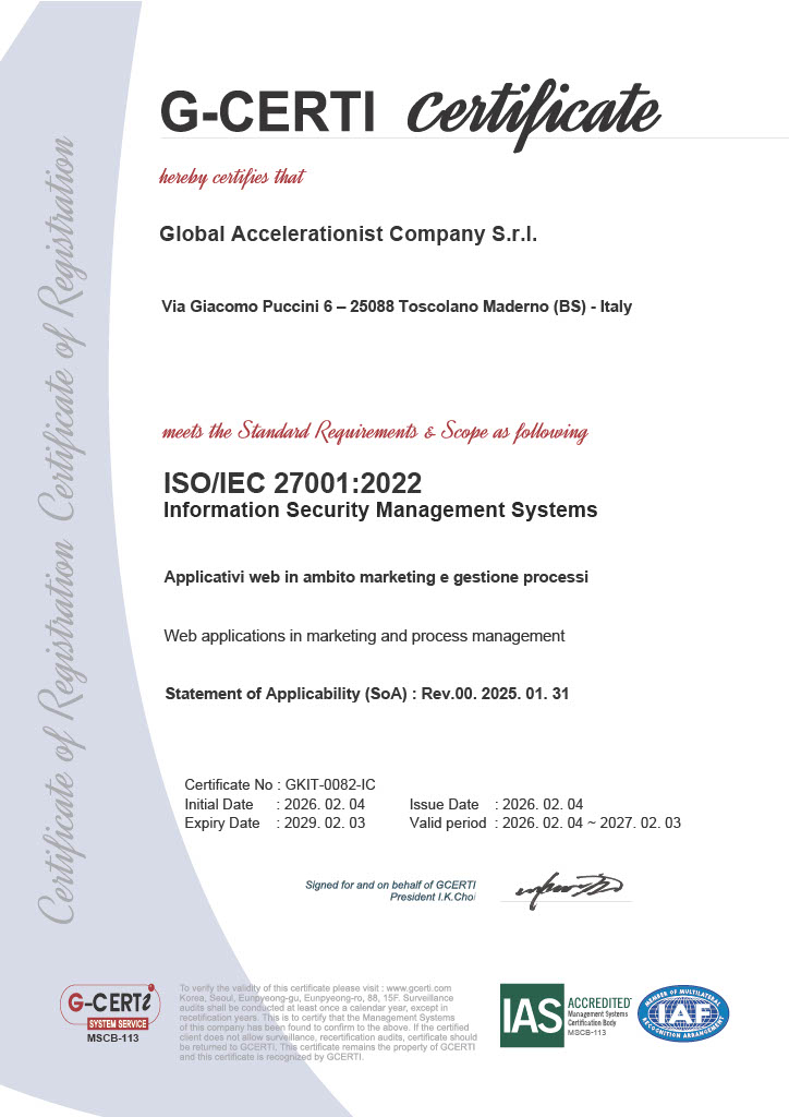 Certificado ISO 27001:2022